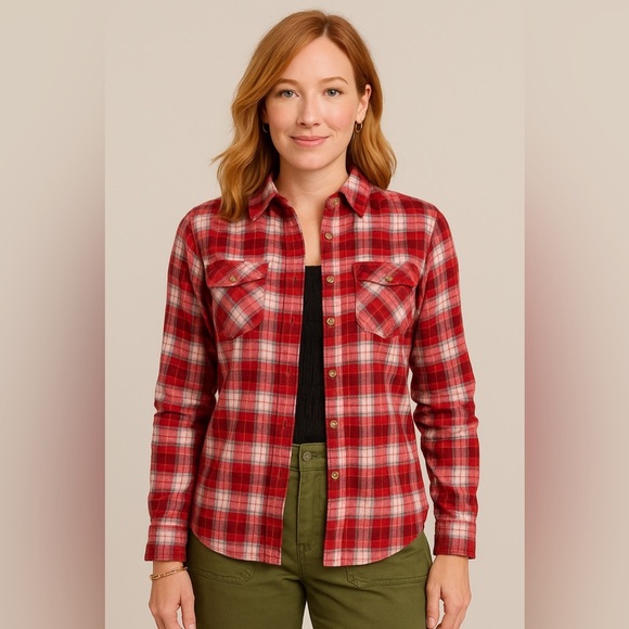 Eddie Bauer Tops - 🖤❤️Eddie Bauer Plaid Flannel ❤️🖤